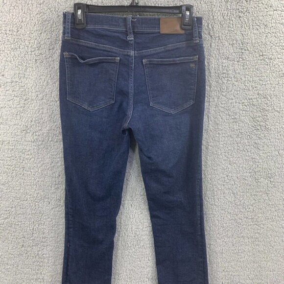 Madewell Dark Wash Jeans Womens Pants Mid Rise Skinny Size 26 x 27 Orland MA938 - Picture 11 of 16